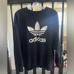 Adidas Black Long Sleeve Crewneck Size M